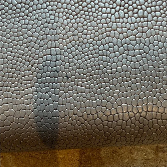 Coach Metallic Silver Studded Wallet - Picture 5 of 14